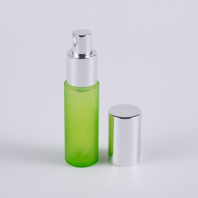 Green frost 20ml 30ml PET PETG sticla de lotiune cu perete gros rotund cu pompa