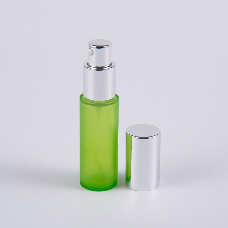 Green frost 20ml 30ml PET PETG sticla de lotiune cu perete gros rotund cu pompa
