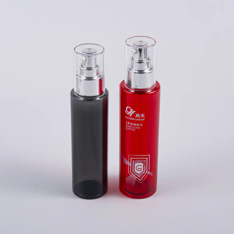 Recipient portabil proiectat flacon rotund de toner de curățare de 120 ml