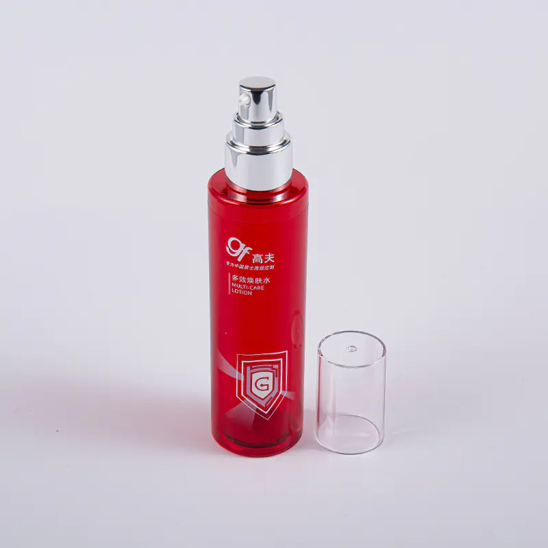 Recipient portabil proiectat flacon rotund de toner de curățare de 120 ml