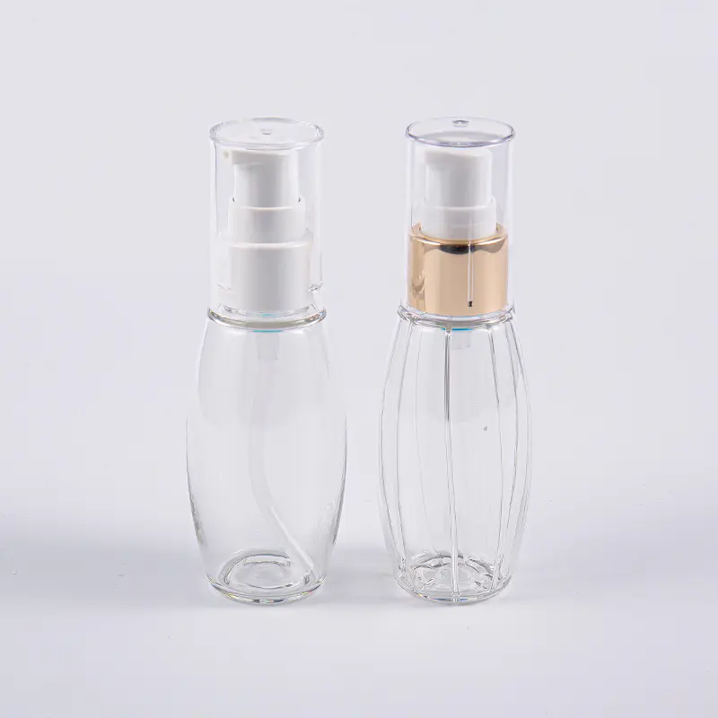 Călătorie Folosiți sticlă PETG de 50 ml în formă de minge cu pompă