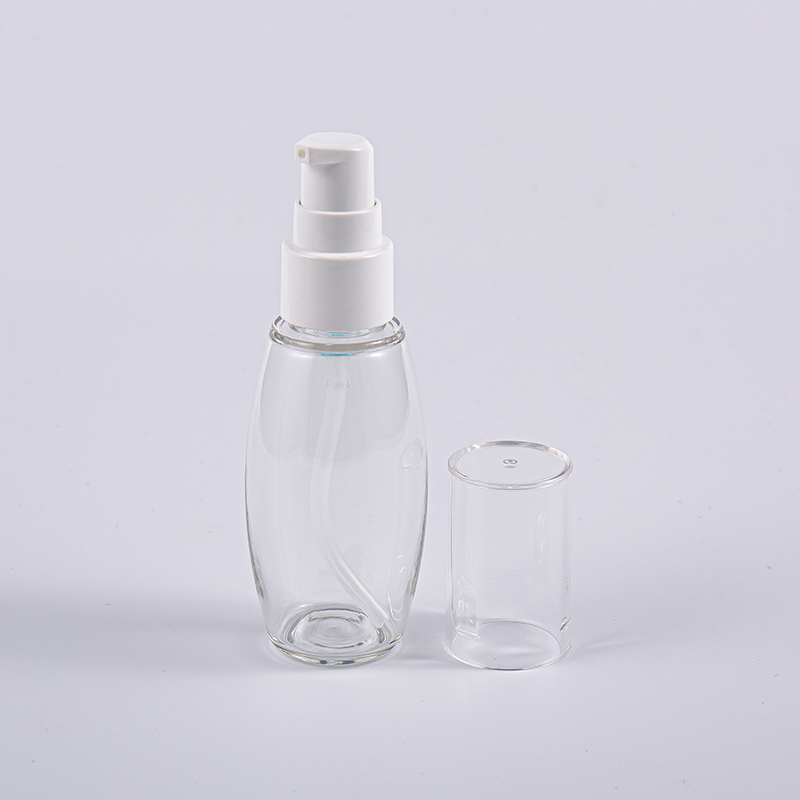 Călătorie Folosiți sticlă PETG de 50 ml în formă de minge cu pompă Călătorie Folosiți sticlă PETG de 50 ml în formă de minge cu pompă