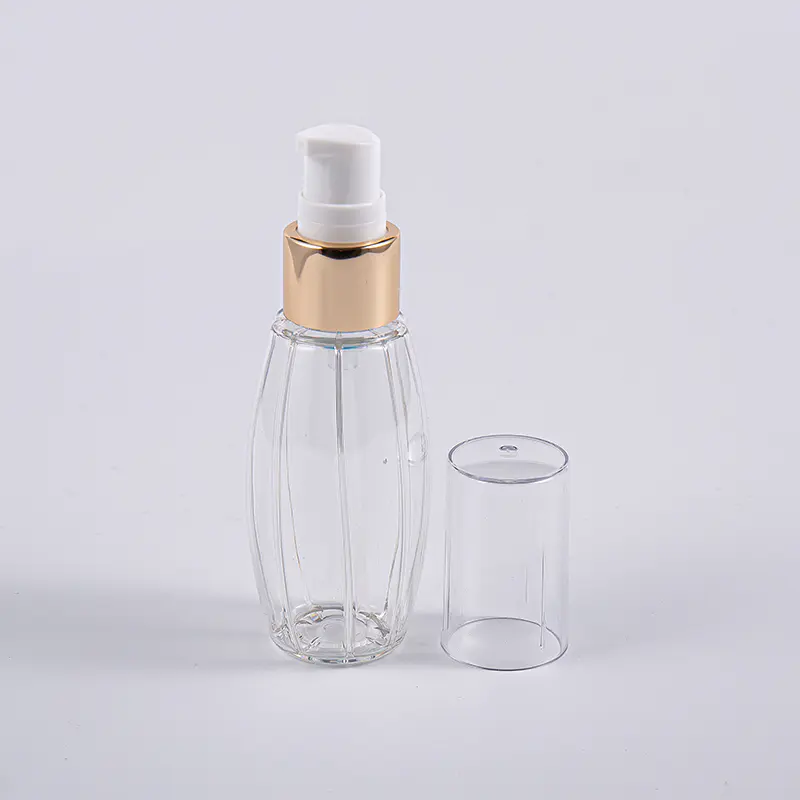 Călătorie Folosiți sticlă PETG de 50 ml în formă de minge cu pompă Călătorie Folosiți sticlă PETG de 50 ml în formă de minge cu pompă