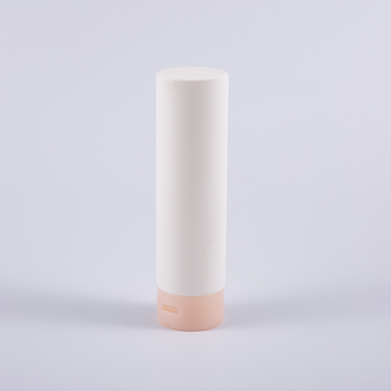 Flacon de curățare pentru balsam de păr, rotund, rotund, alb, la atingere moale, de 180 ml din PE, cu capac cu capac Flacon de curățare pentru balsam de păr, rotund, rotund, alb, la atingere moale, de 180 ml din PE, cu capac cu capac