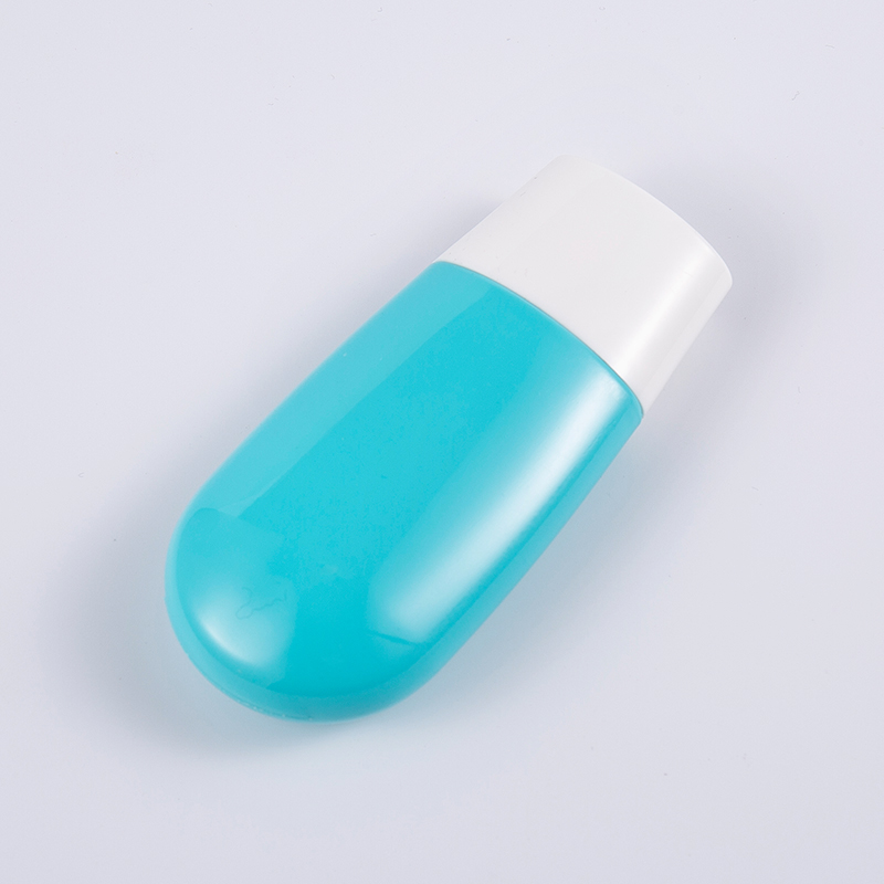 Eco-Friendly Travel Essential Flacon de protecție solară Premium Blue PE de 30 ml și 50 ml