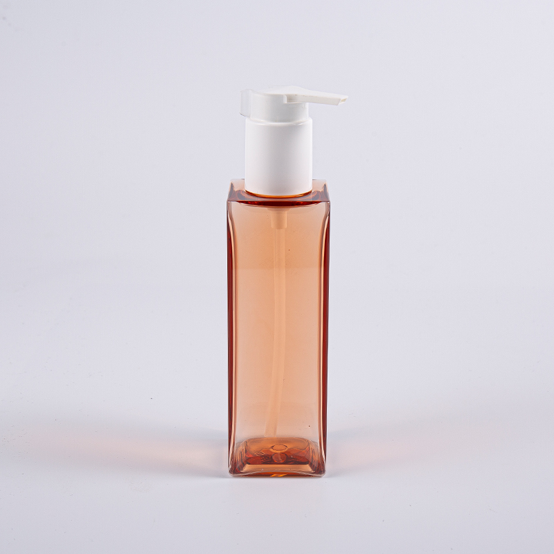 Îngrijire personală Flacon cu pompă de loțiune PETG de formă pătrată de 150 ml