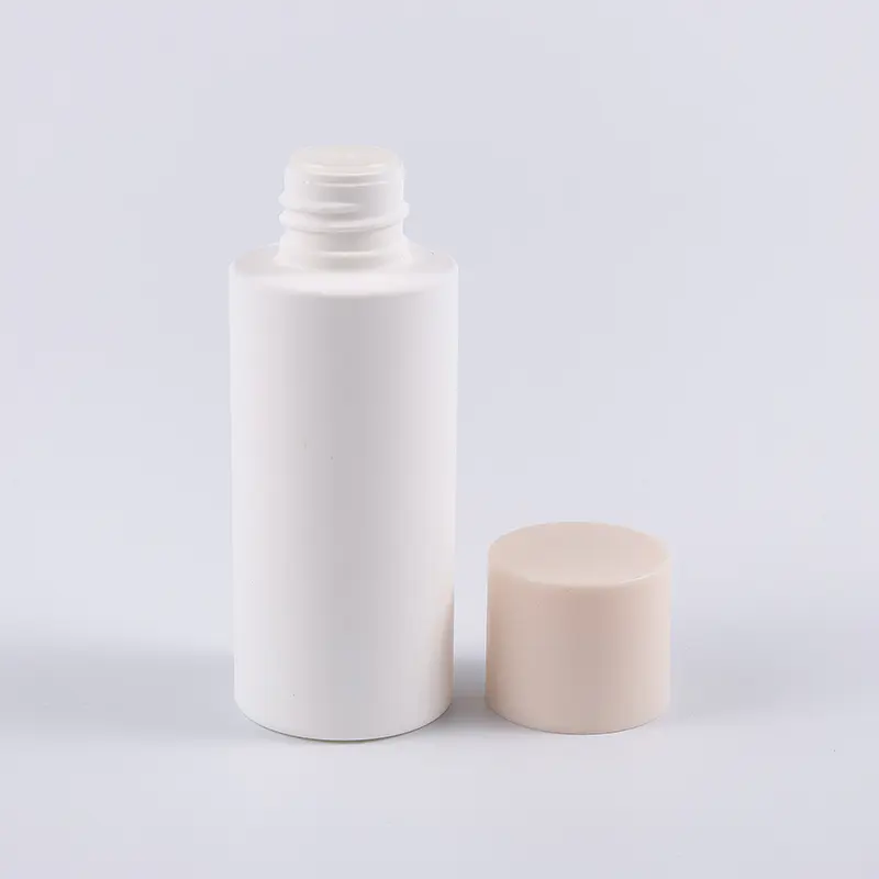 Tonic facial și esență de îngrijire a pielii Flacon de loțiune de catifelare PE de 50 ml cu capac cu șurub