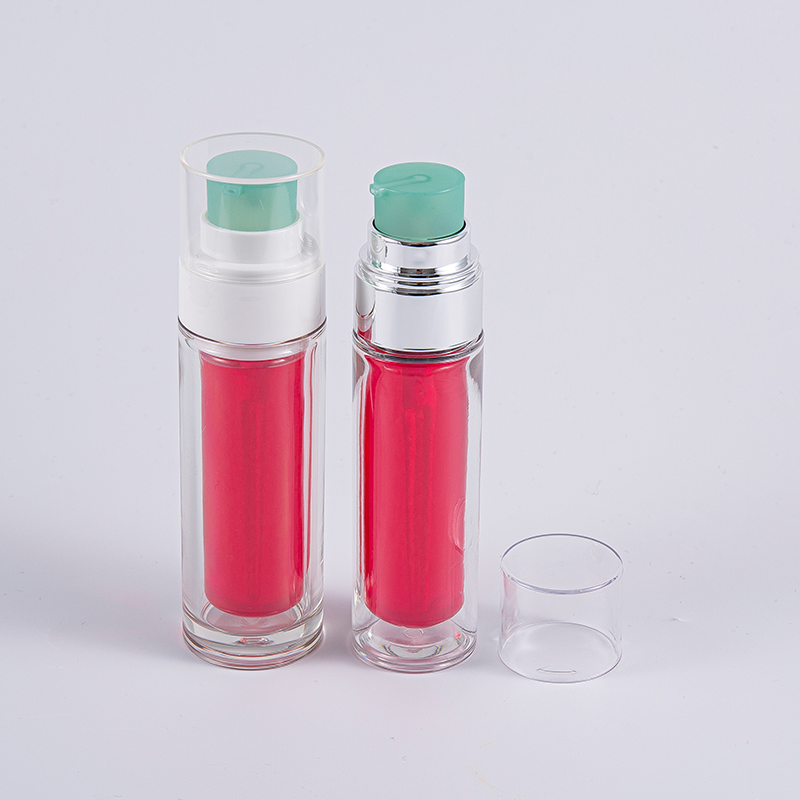 Flacon PETG transparent cu pungă interioară compozită multistrat 30 ml 50 ml sticla vid cu pompă Flacon PETG transparent cu pungă interioară compozită multistrat 30 ml 50 ml sticla vid cu pompă
