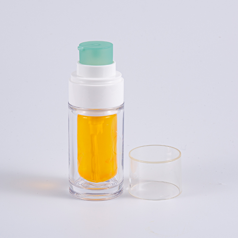 Flacon PETG transparent cu pungă interioară compozită multistrat 30 ml 50 ml sticla vid cu pompă Flacon PETG transparent cu pungă interioară compozită multistrat 30 ml 50 ml sticla vid cu pompă