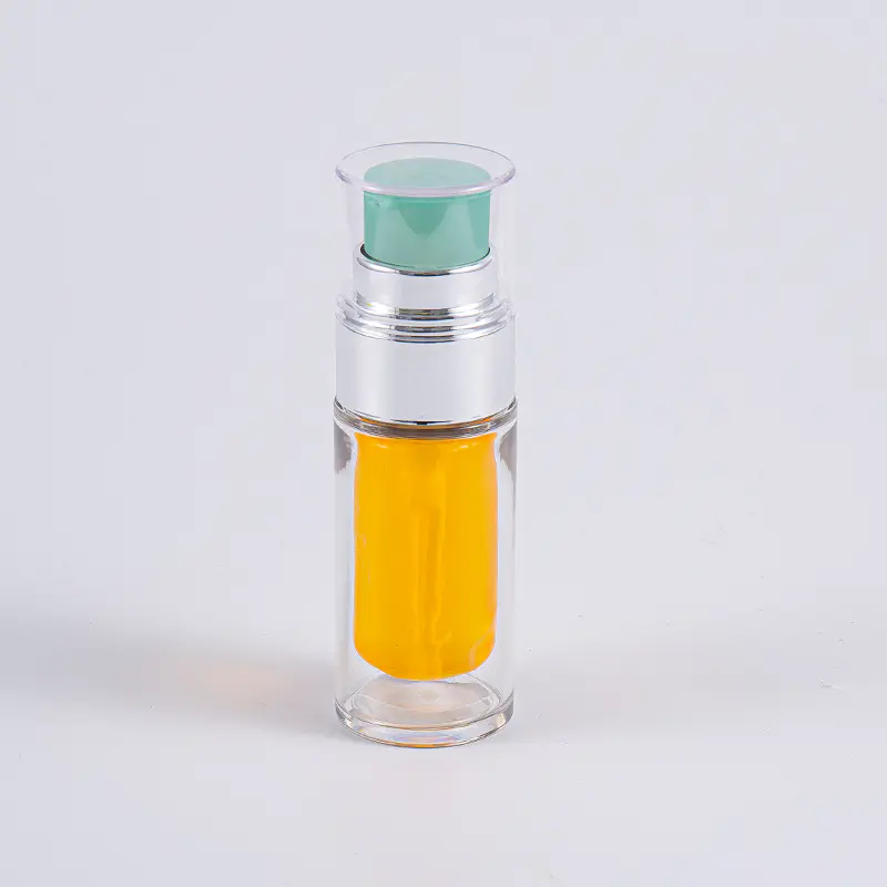 Flacon PETG transparent cu pungă interioară compozită multistrat 30 ml 50 ml sticla vid cu pompă Flacon PETG transparent cu pungă interioară compozită multistrat 30 ml 50 ml sticla vid cu pompă