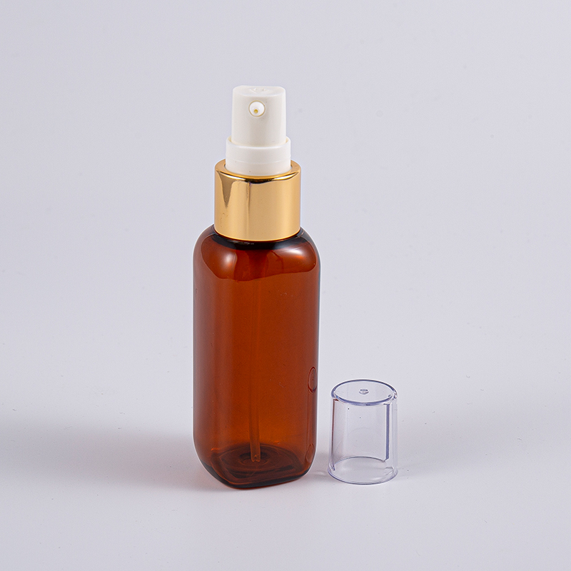 Călătorie Folosiți sticla Petg în formă pătrată de 50 ml cu pompă Călătorie Folosiți sticla Petg în formă pătrată de 50 ml cu pompă