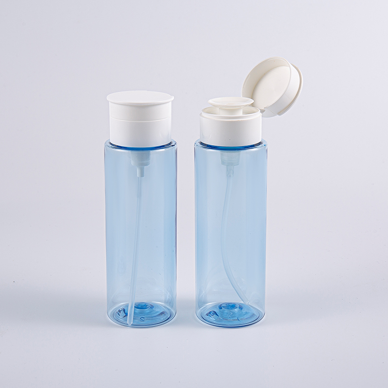 Sticle de demachiere albastru transparent de 200 ml