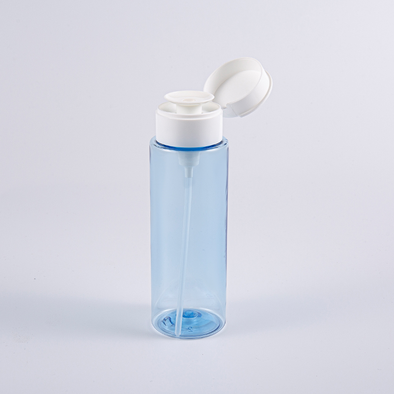 Sticle de demachiere albastru transparent de 200 ml
