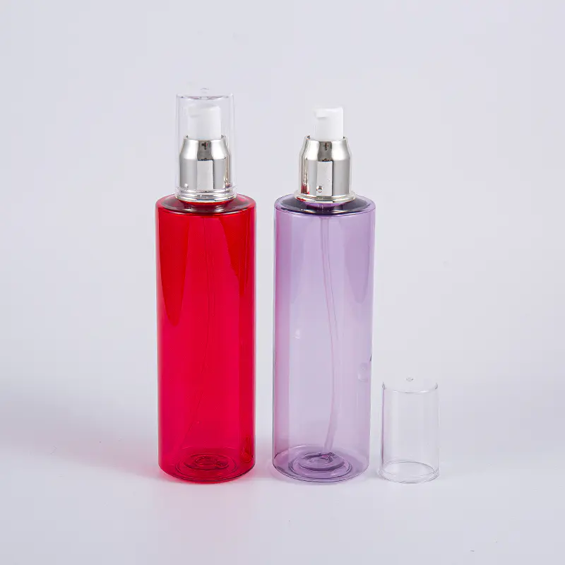 Sticle rotunde de toner facial PET de 200 ml