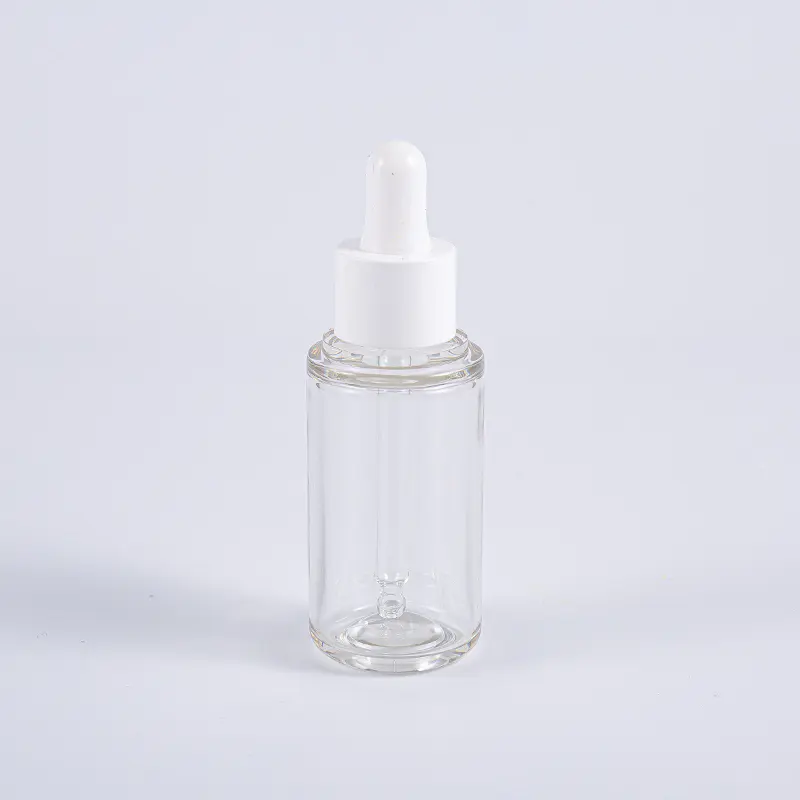 Sticlă rotundă de loțiune de 35 ml de înaltă calitate cu pompă din aluminiu Utilizare de călătorie