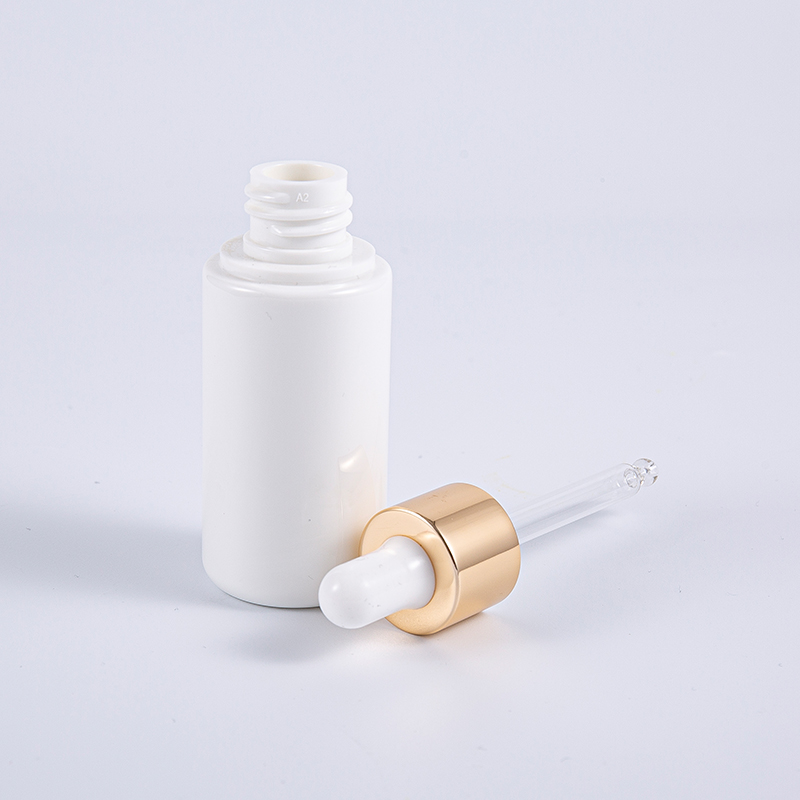 Sticlă rotundă de loțiune de 35 ml de înaltă calitate cu pompă din aluminiu Utilizare de călătorie