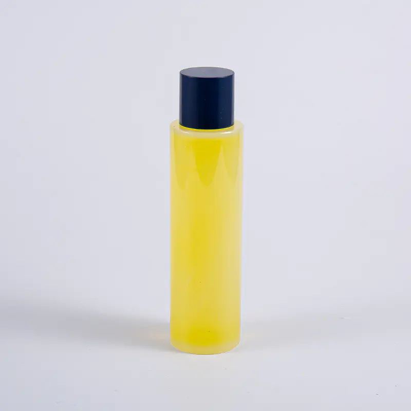 Flacon rotund de loțiune PETG de 50 ml 100 ml 120 ml 130 ml 170 ml 200 ml cu capac rotund cu șurub și inserții mici