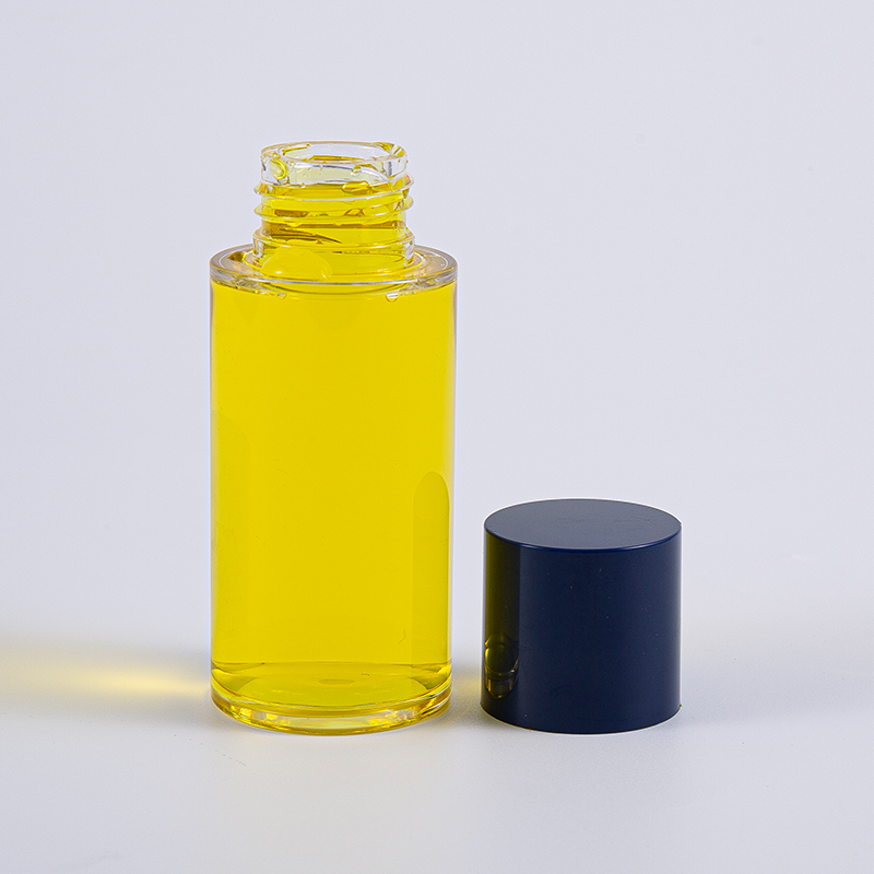 Flacon rotund de loțiune PETG de 50 ml 100 ml 120 ml 130 ml 170 ml 200 ml cu capac rotund cu șurub și inserții mici