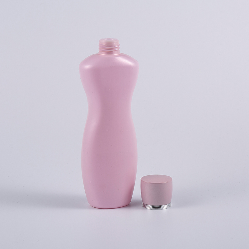 Roz Violet Culoare Formă Ergonomică 200 ml PE Loțiune de corp Flacon pentru spălat baie